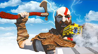 BILER vs. GOD of WAR :: KASTER med ØKSEN! 🪓