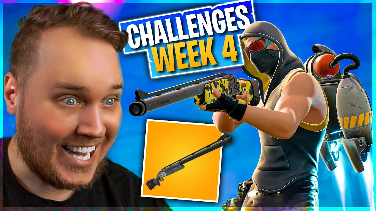 *NY* RANGER SHOTGUN + JETPACK til CHALLENGES! *WEEK 4* i Fortnite