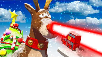 BILER vs. RUDOLPH :: med den RØDE LASER Tud! *JULE SPECIAL*