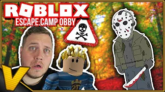 VI BLIVER JAGET AF EN MORDER! 😲 :: Escape Camp Obby - Roblox Dansk