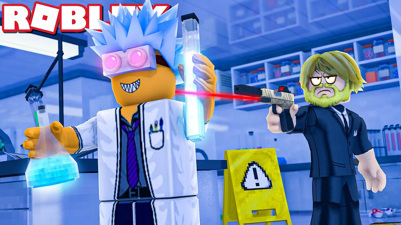 🕵️‍♂️ BLEV SPION OG SKAL STOPPE DOKTOR GAL 👨‍🔬 :: Roblox Spy Training Obby Dansk