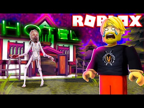 DER ER MONSTER PÅ HOTELLET! 👹💀 *2 UD AF 3 SLUTNINGER* :: Roblox Hotel (Camping) Dansk