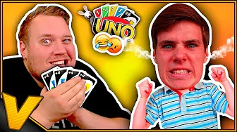 GAV HAM SÅ MANGE +KORT! 😡😂 *LOLLER* :: Uno Dansk