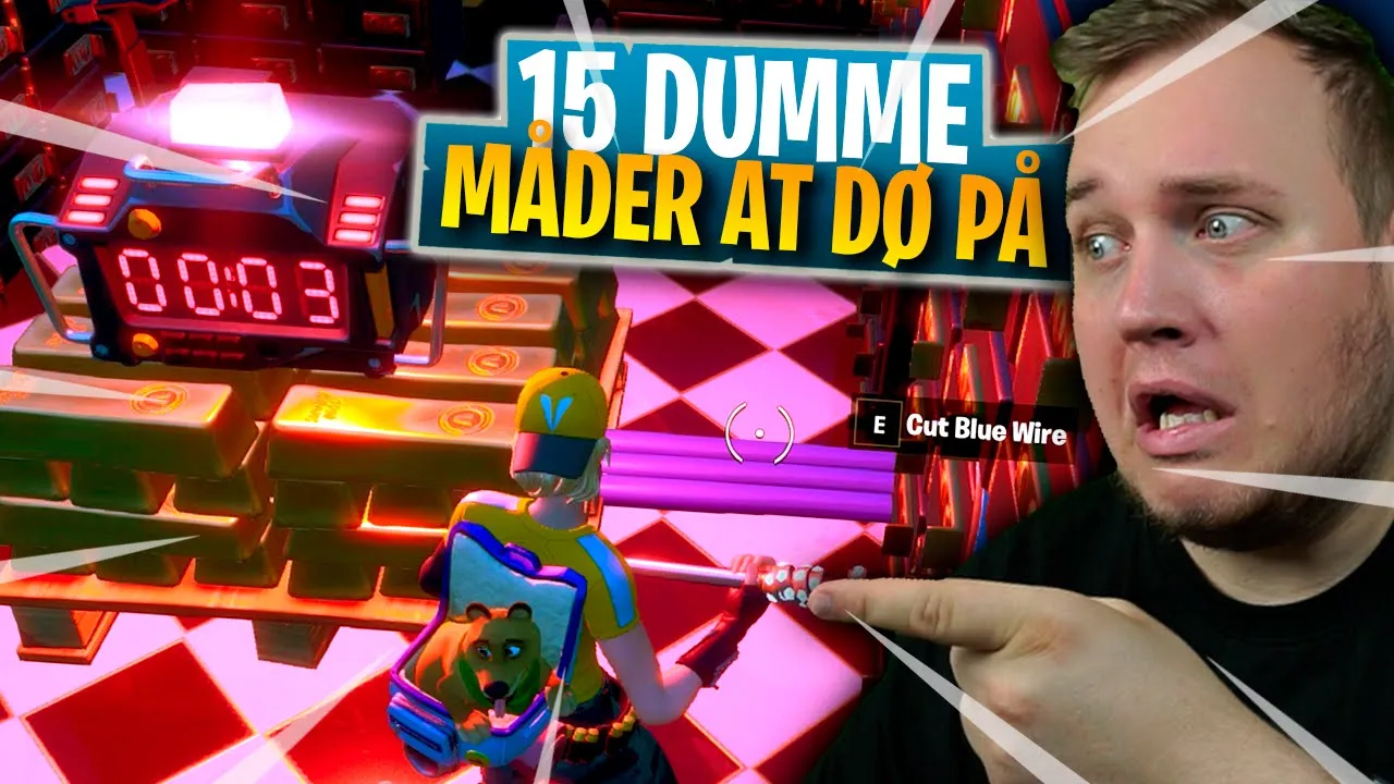 DUMMESTE 15 MÅDER AT DØ PÅ?! :: Fortnite Dansk