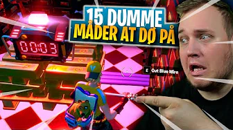 DUMMESTE 15 MÅDER AT DØ PÅ?! :: Fortnite Dansk