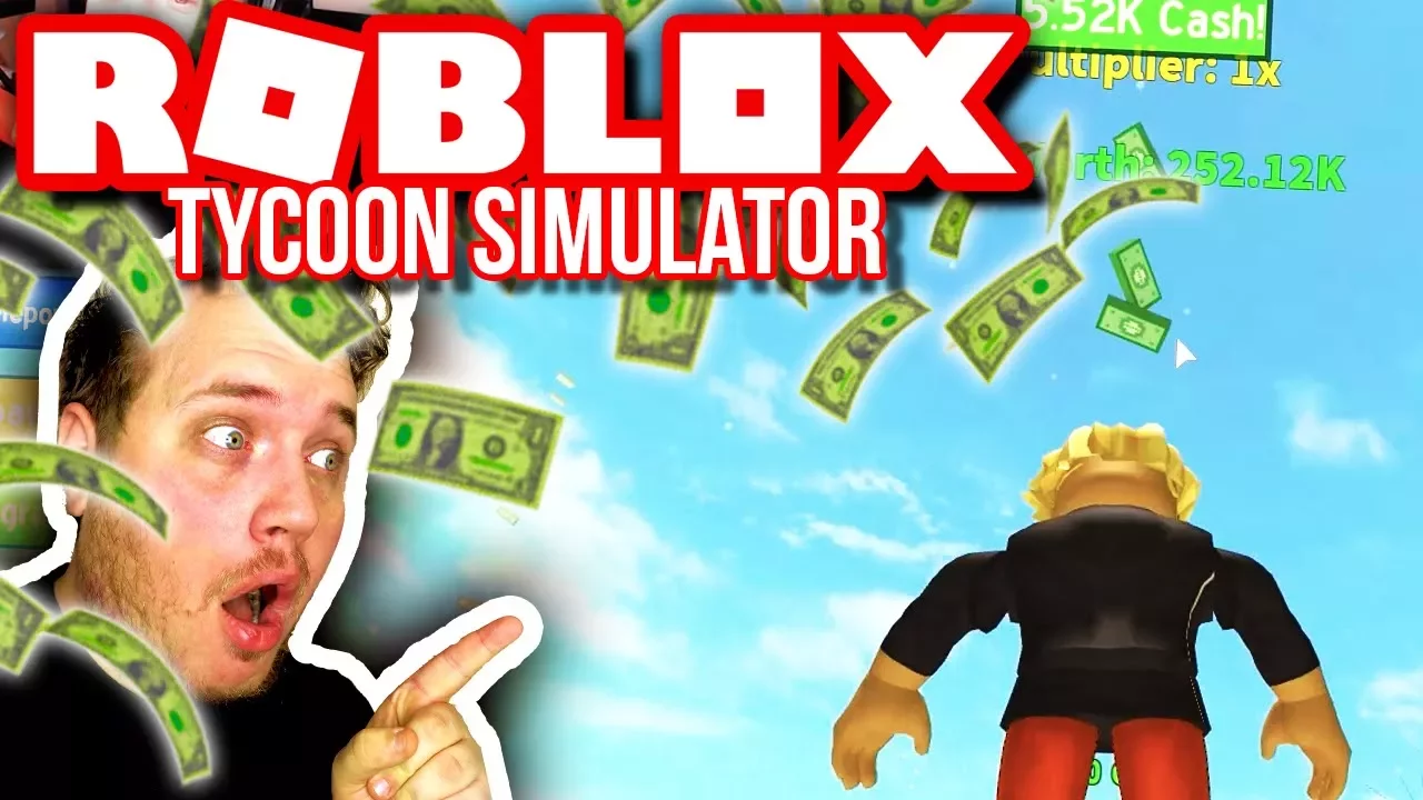 SÅ REGNER DET NED MED PENGE!! 💸 :: Roblox Tycoon Simulator Dansk