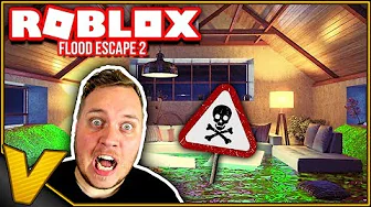 KAN MAN SVØMME I SYRE?! :: Flood Escape 2 Roblox Dansk
