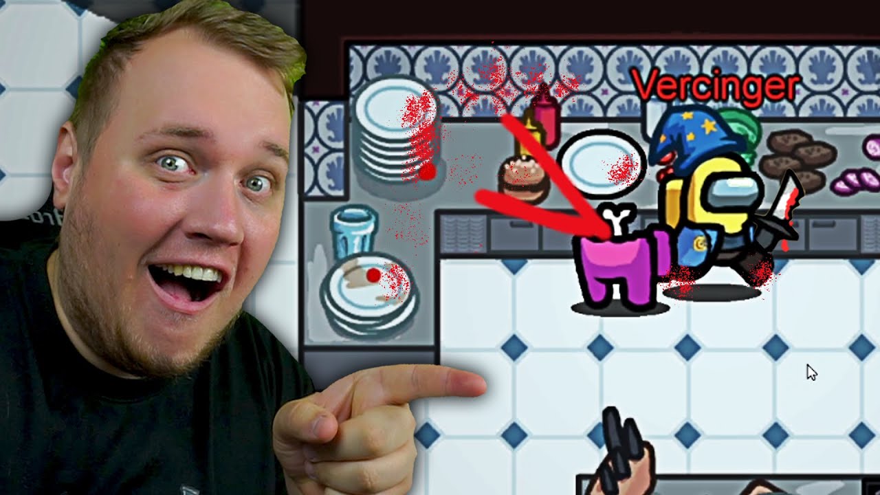 🔪 FØRSTE WIN på LUFTSKIBET 🩸 *NYT MAP - FØRSTE WINS IMPOSTOR+CREW* :: Among Us dansk