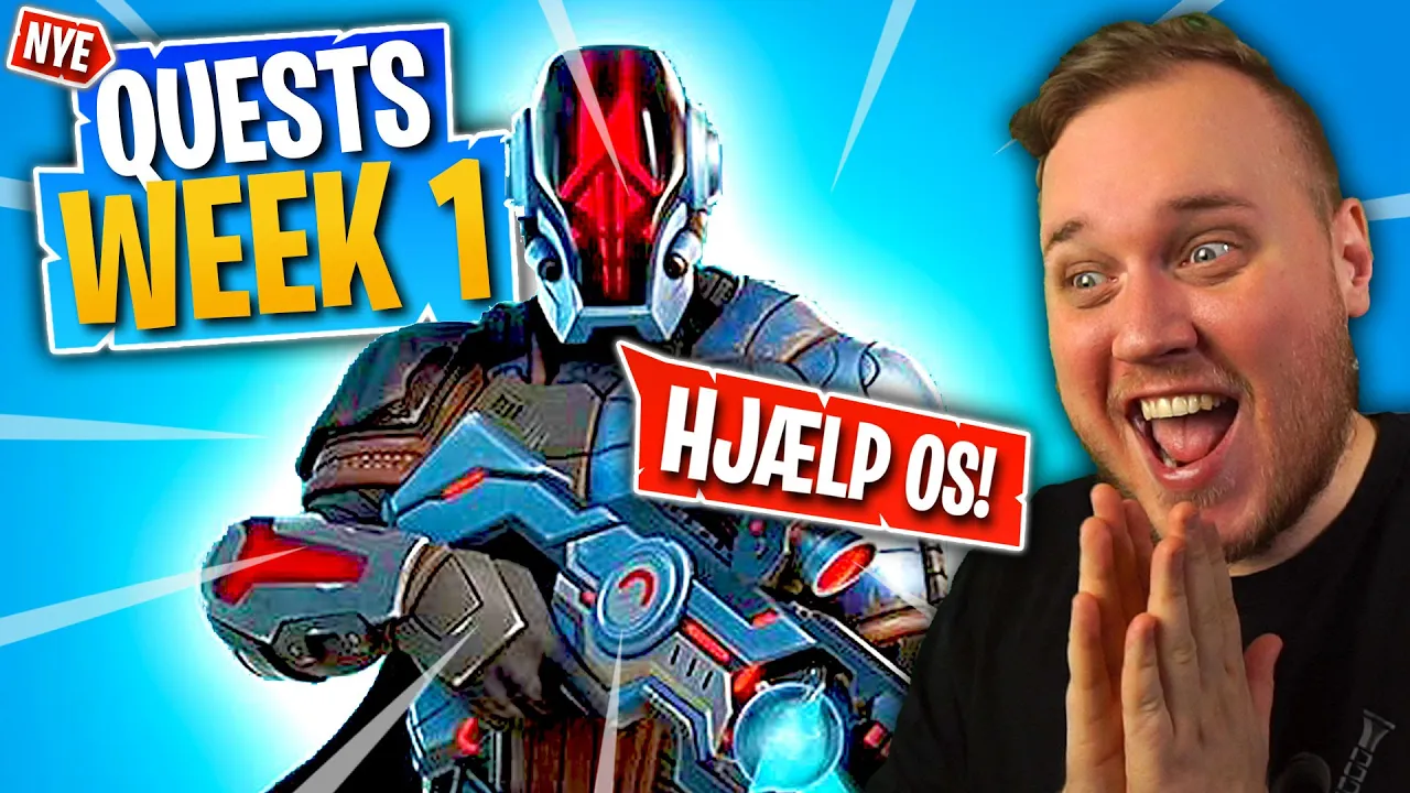 Kan QUESTS give WIN?! *WEEK 1* :: Fortnite Dansk