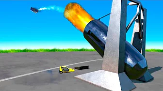 BIL + *KÆMPE KANON* i BeamNG