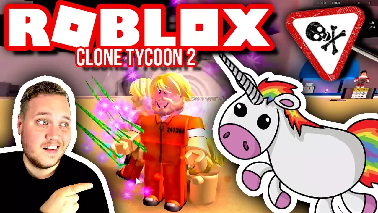 ADOPTERER ENHJØRNINGEN THOMAS 🌈 :: Roblox Clone Tycoon 2 Dansk