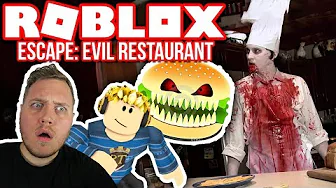 FLYGT FRA KOKKENS MUTANT MAD! 🍔 😩 :: Escape the Evil Restaurant Obby! - Dansk Roblox