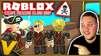 VI SKAL FINDE SKATTEN! 🤑 :: Escape Treasure Island Obby - Roblox Dansk