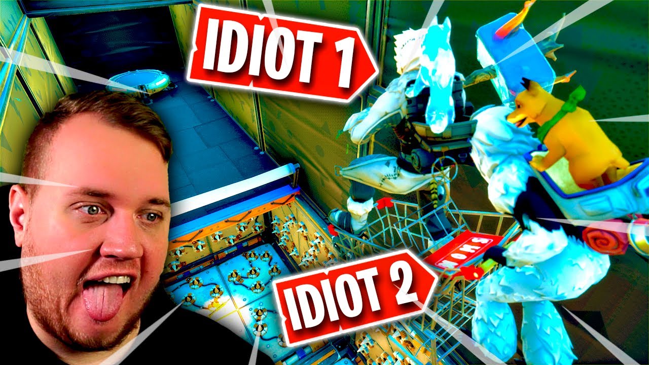 Man SKAL være TO for at KLARE DET! :: Fortnite Deathrun Dansk