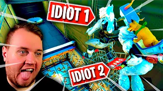 Man SKAL være TO for at KLARE DET! :: Fortnite Deathrun Dansk