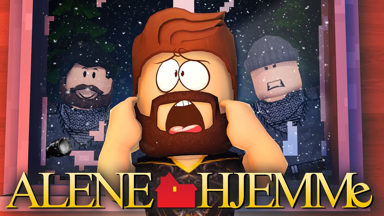 Vi var ALENE HJEMME *STORY* :: Roblox - Home Alone Story - Dansk
