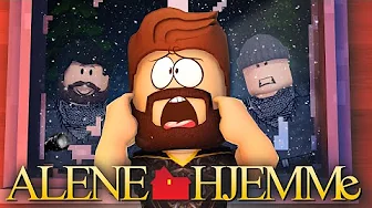 Vi var ALENE HJEMME *STORY* :: Roblox - Home Alone Story - Dansk
