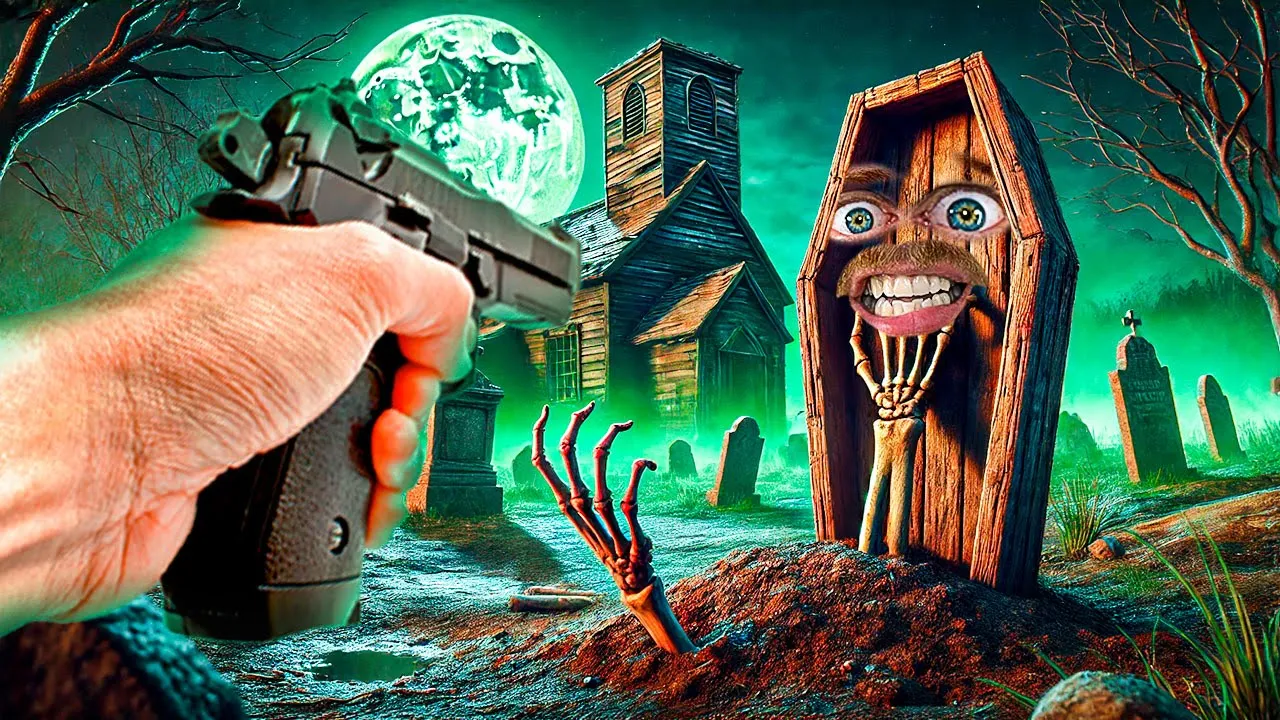 Vi PROPHUNTER på en KIRKEGÅRD!