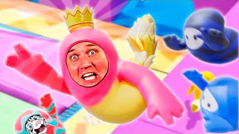 Det VILDESTE WIN! *TAIL GRAB* :: Fall Guys Dansk