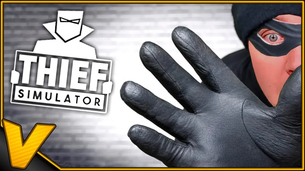 BRYDER IND I ET HUS OG STJÆLER TV'ET! :: Thief Simulator Dansk