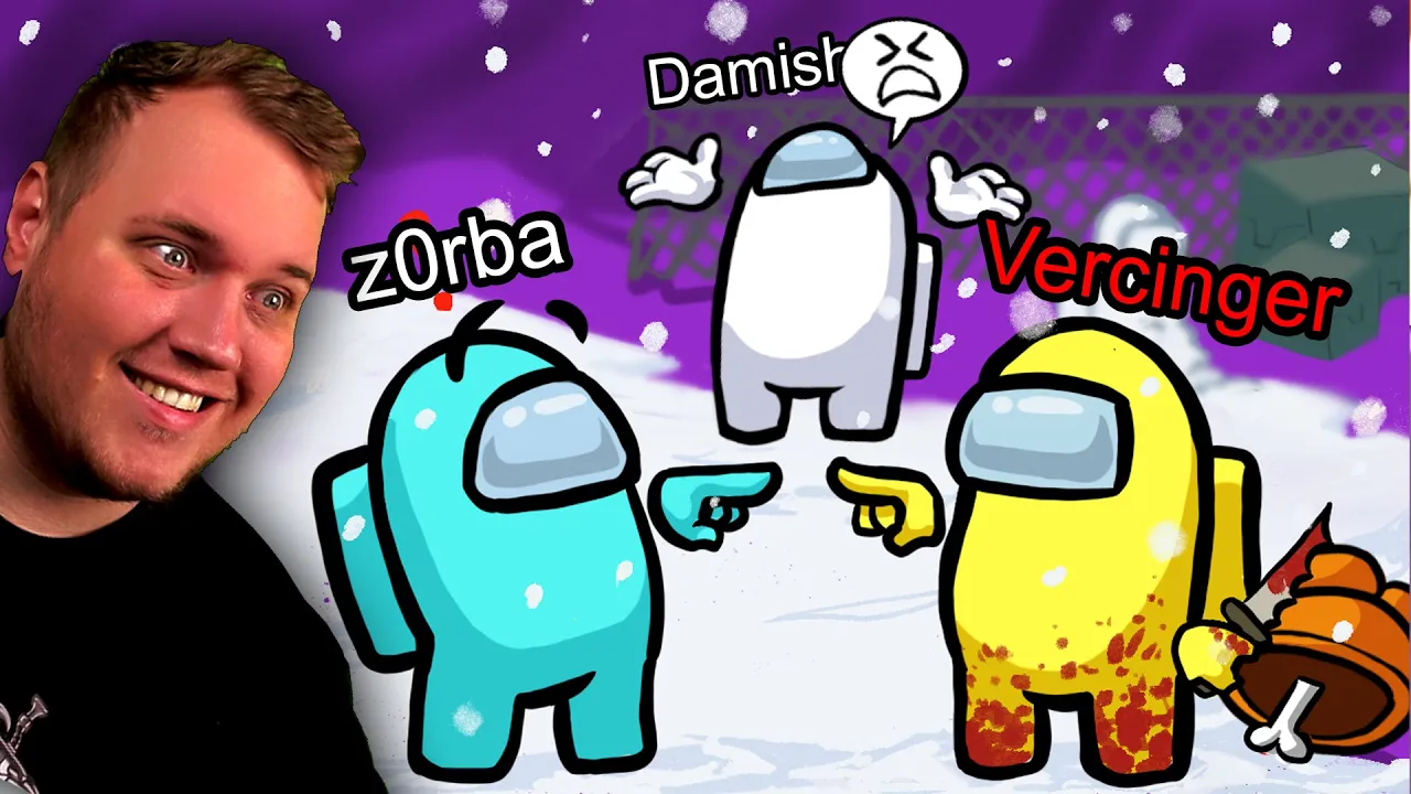 DRÆBTE 3 UDEN DE MISTÆNKTE MIG! *IMPOSTOR* :: Among Us Dansk