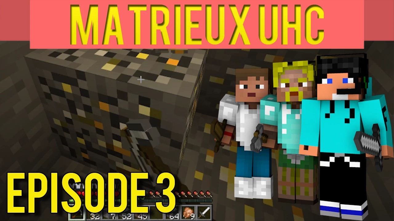 Dansk Minecraft :: Vercinger - [Matrieux UHC] - S1EP3 - Usynlige edderkopper og action!