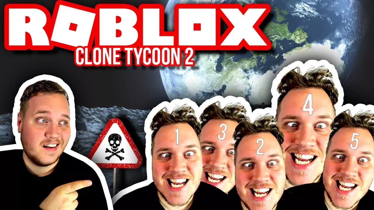 HEMMELIG KLONINGSFABRIK PÅ MÅNEN :: Roblox Clone Tycoon 2 Dansk