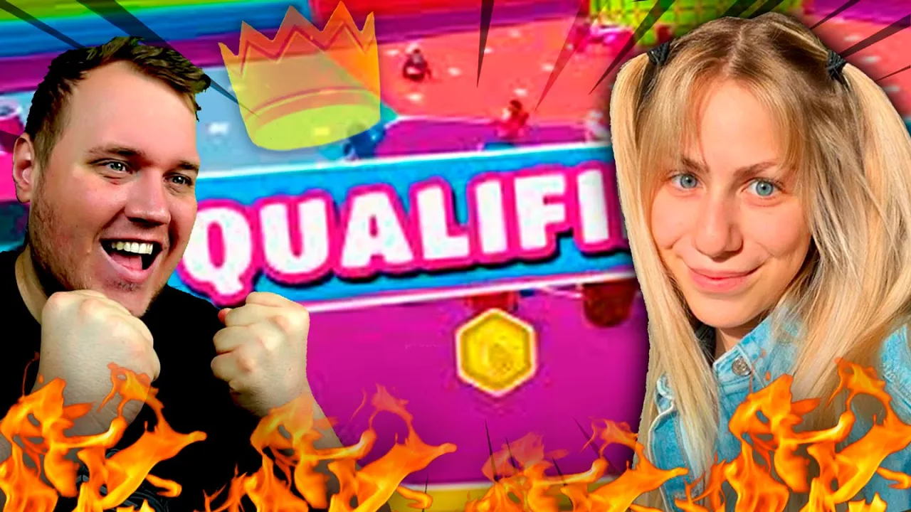 VI BEGGE I FINALEN! :: Fall Guys dansk m. @MarieWatson