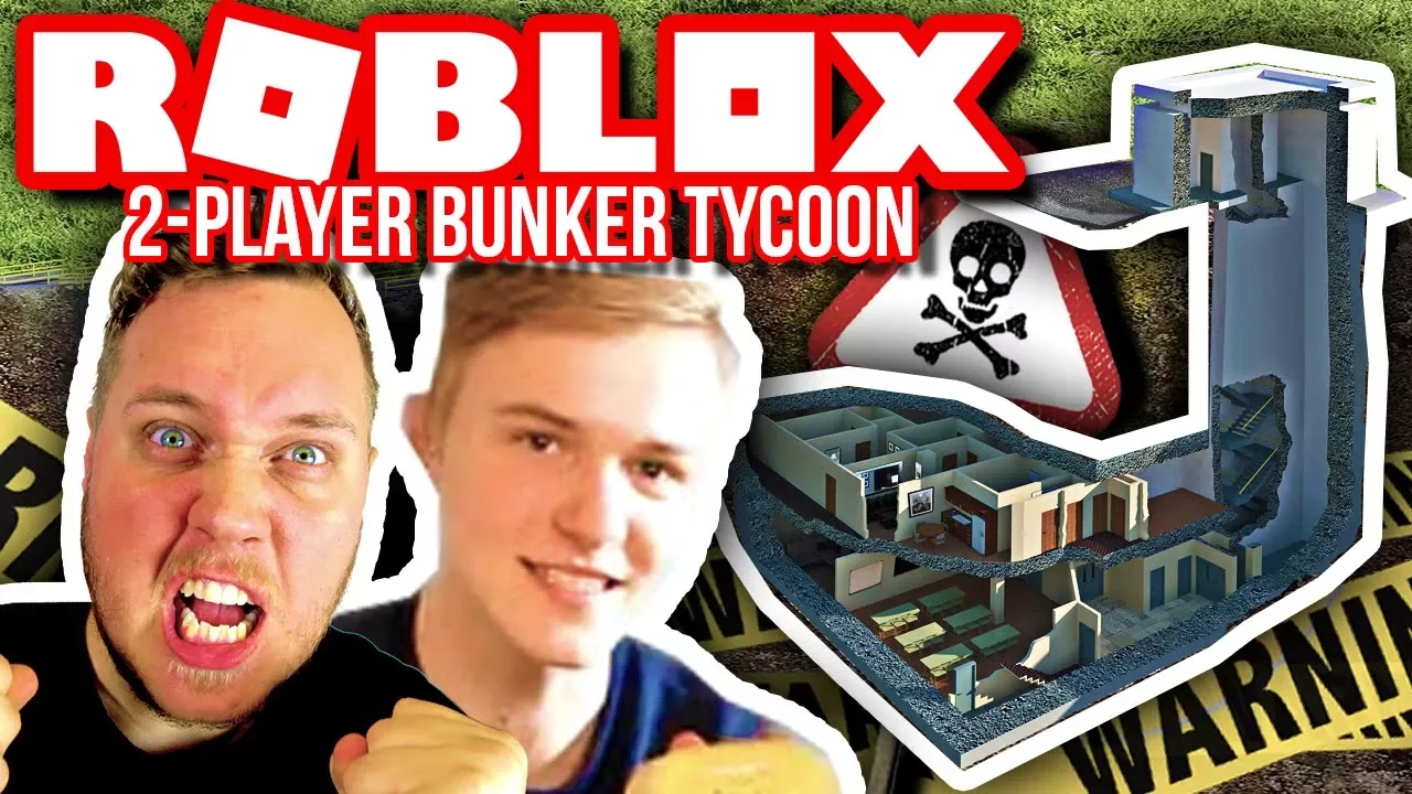 FLYTTER IND I EN KRIGS BUNKER! :: 2 Player Bunker Tycoon - Dansk Roblox HD