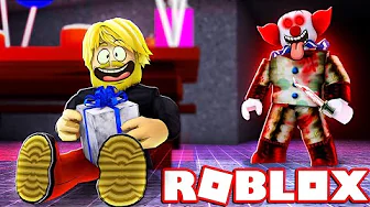 TIL FØDSELSDAG, MEN DER ER DRÆBER KLOVN!🤡*ALLE SLUTNINGER* :: Roblox *Camping* Birthday Party Dansk
