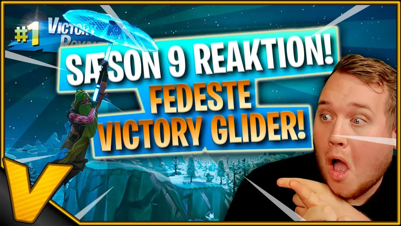 FEDESTE VICTORY GLIDER NOGENSINDE?! *SÆSON 9 BATTLEPASS* :: Fortnite Dansk