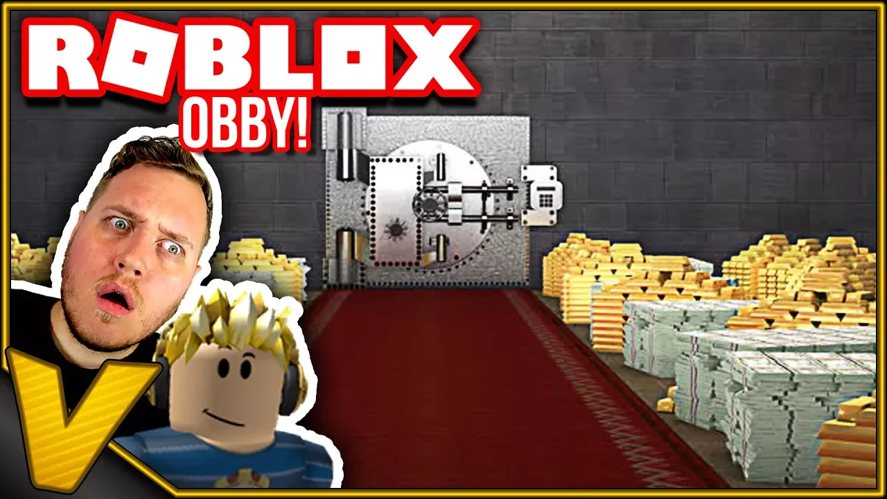FØRST BRYDER VI UD, SÅ RØVER VI EN BANK! 💰 :: Obby Roblox Dansk