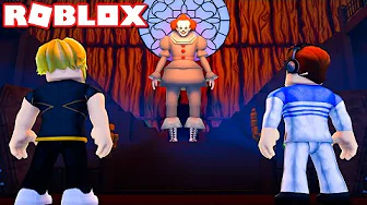 Vi går ind i PENNYWISEs HUS! 🤡 *ITs GYSER HUS* 😱 :: Roblox Movie Land Fright Night Dansk