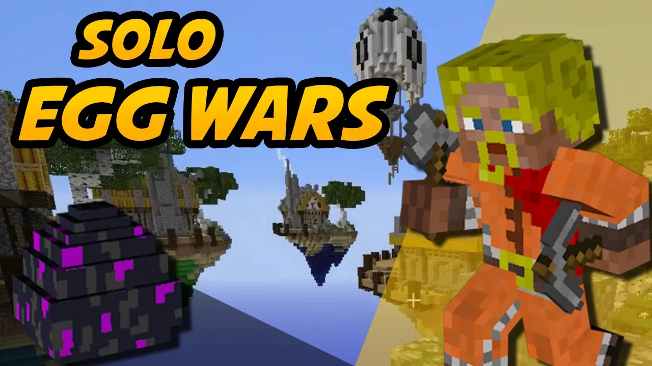 Dansk Minecraft :: EGG WARS - SOLO: Vejen til SEJR!