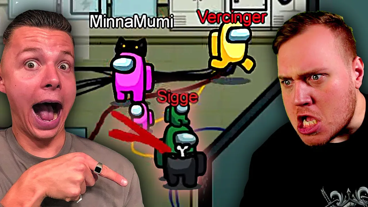 SIGGES KÆMPE FEJL-DOBBELT-KILL! 😬 :: Among Us Dansk m. Ultra Gaming, YouTubere og streamere