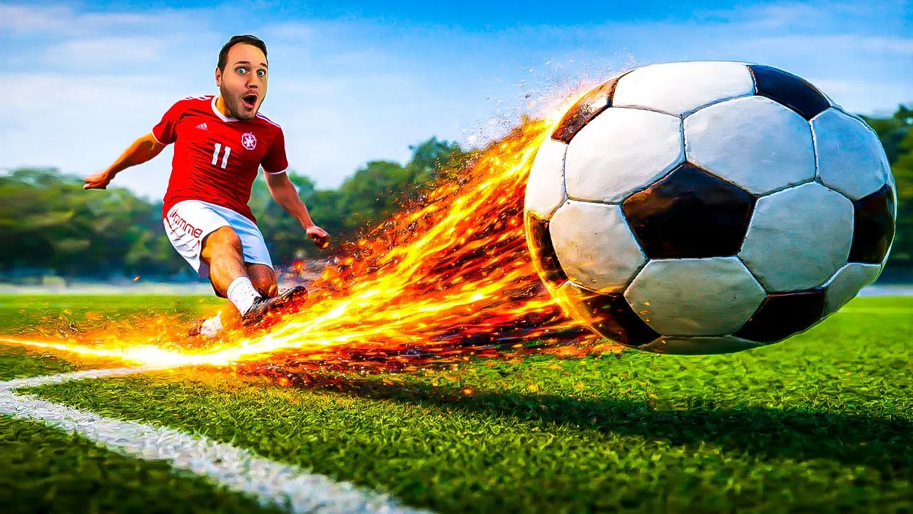 Verdens KRAFTIGSTE Fodbold Skud! ⚽💨🦵