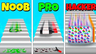 Kan FLASKEN Rulle HELT til BUNDEN af TRAPPEN?!