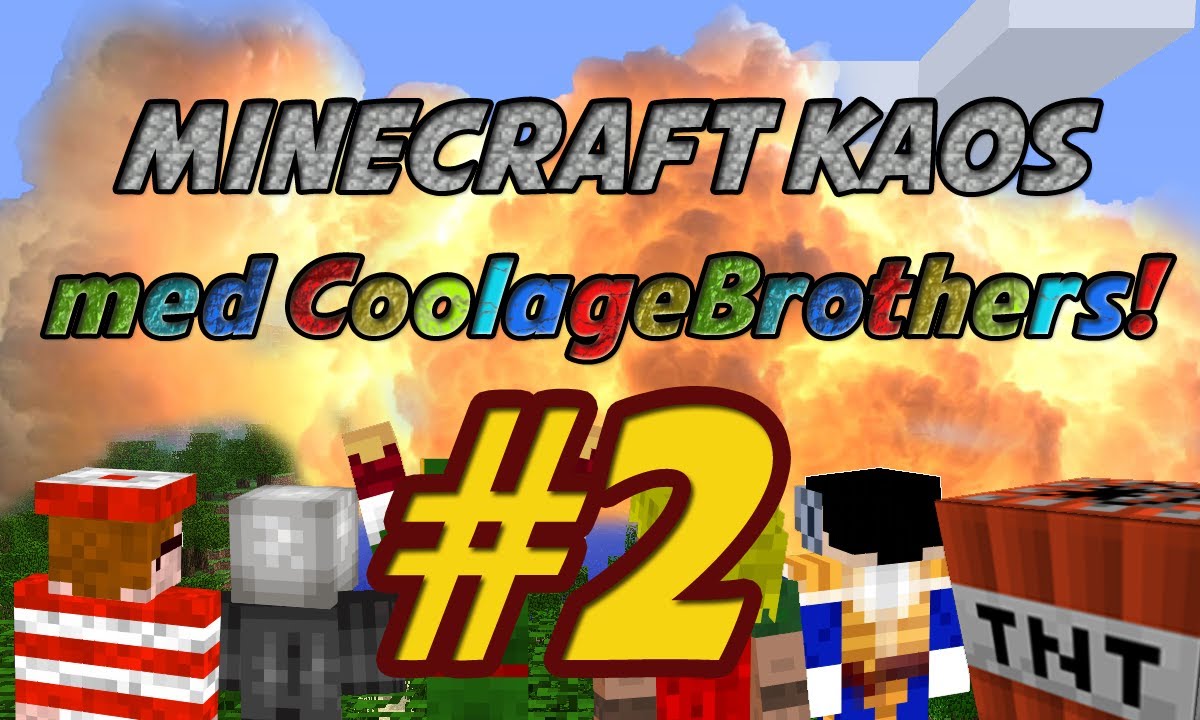 MINECRAFT KAOS m. CoolageBrothers - Ep. 2 - "Fuck det nice med en båd, manner!"