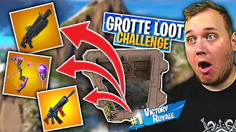 Kun GROTTE LOOT CHALLENGE :: Dansk Fortnite