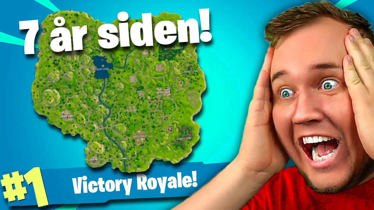 Det FØRSTE WIN i FORTNITE OG!