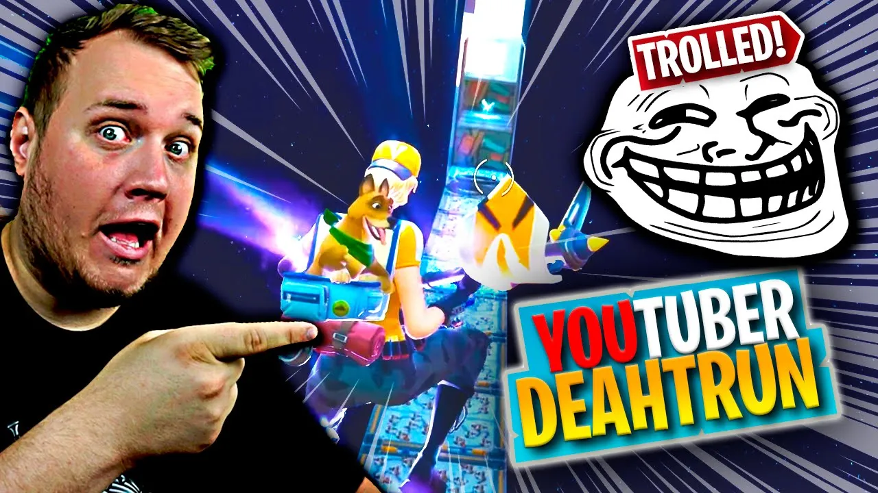 YouTuber DEATHRUN der TROLLER 😂🤬 :: Fortnite Dansk Deathrun