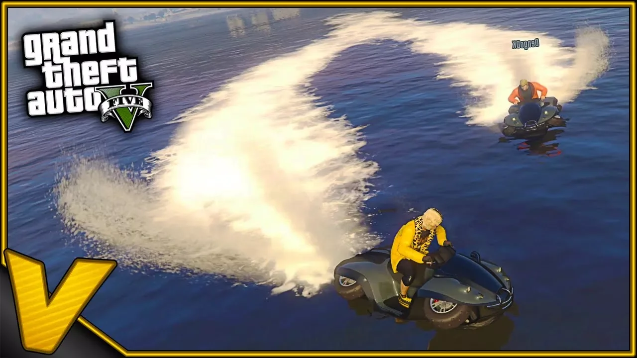 KA' EN ATV KØRE PÅ VAND?! :: GTA V Dansk