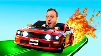 Roblox Obby, men vi er i en BIL!