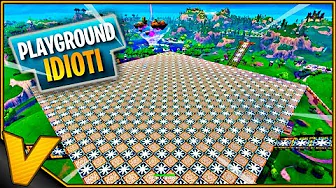 VI BYGGEDE KÆMPE PLATFORM AF ICE- OG SPIKE-TRAPS :: Dansk Fortnite Playground