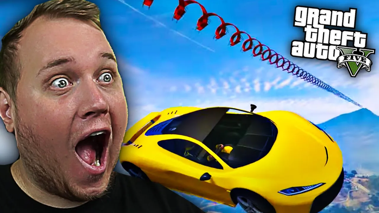 UMULIG LÆNGSTE SPIRAL-LOOP NOGENSINDE?! :: GTA V Dansk