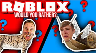 FLYVENDE SNEGL ELLER HURTIG GEPARD? :: Roblox Dansk - Would You Rather