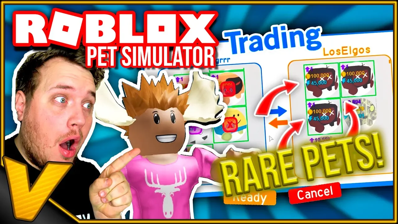 FÅR RARE PETS AF DEN MANDIGE ELG?! :: Pet Simulator - Roblox Dansk