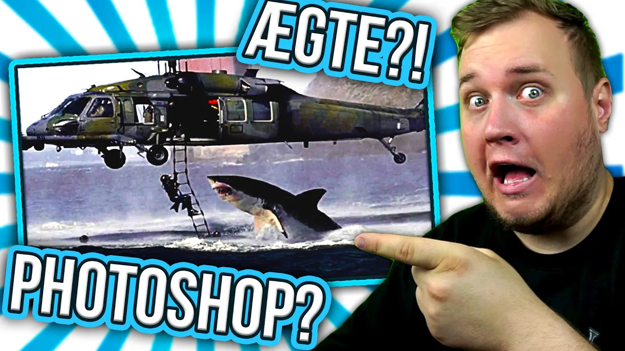 Helikopter ANGREBET af HAJ?! :: ÆGTE eller PHOTOSHOP?! #2