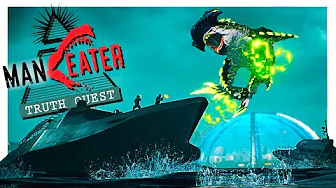 MEGA HAJ angriber KRIGSSKIB! *ÅD ALLE OVERLEVENDE* :: Maneater: Truth Quest #3