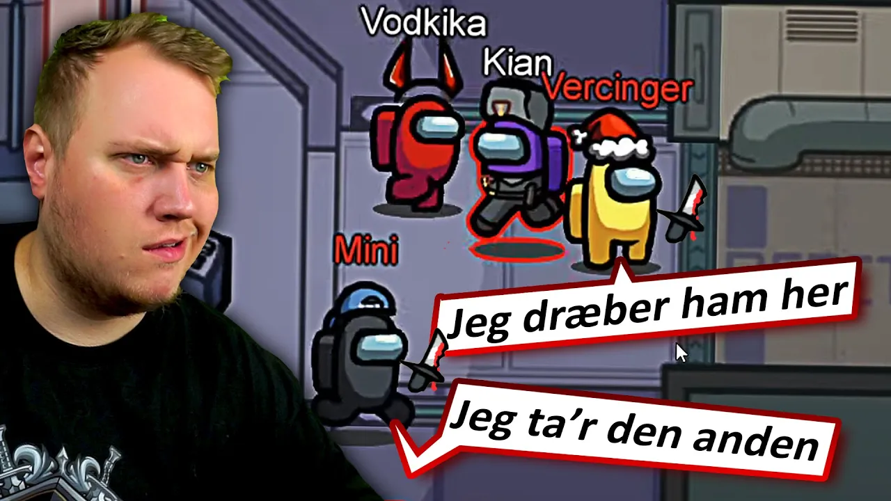 FØRSTE GANG jeg ikke DRÆBER Mini i Medbay! :: Among Us m. Proximity Chat